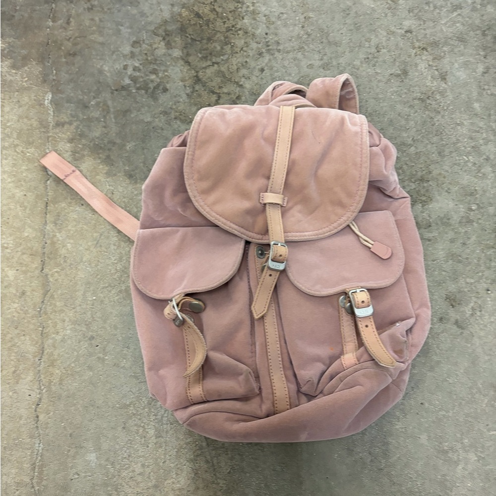 Herschel‎ velvet Pink Backpack